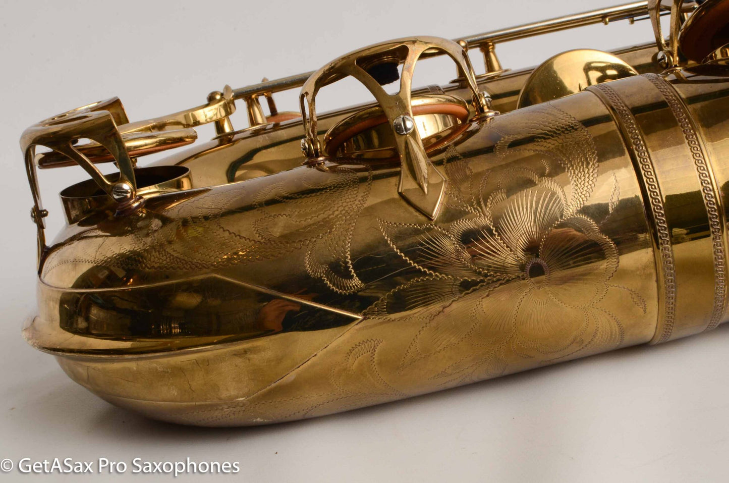 Selmer Balanced Action Baritone American Engraved Fresh Overhaul Stunningly Gorgeous 21083