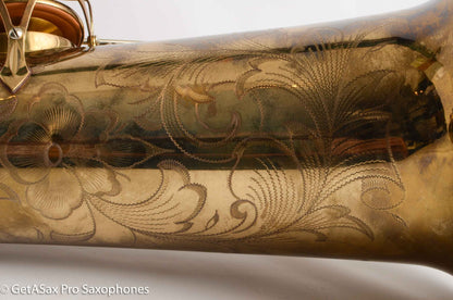 Selmer Balanced Action Baritone American Engraved Fresh Overhaul Stunningly Gorgeous 21083