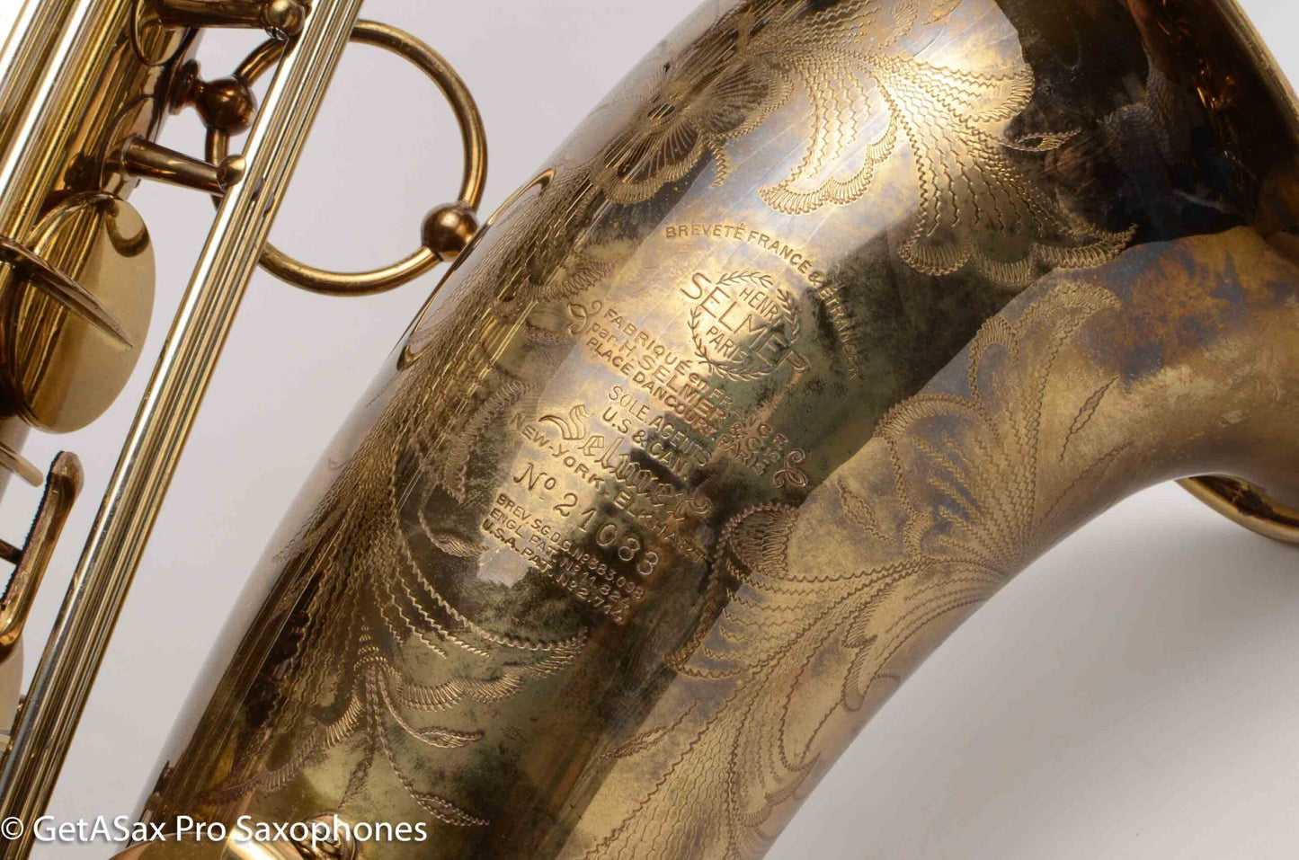 Selmer Balanced Action Baritone American Engraved Fresh Overhaul Stunningly Gorgeous 21083