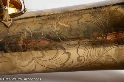 Selmer Balanced Action Baritone American Engraved Fresh Overhaul Stunningly Gorgeous 21083