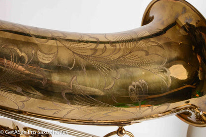 Selmer Balanced Action Baritone American Engraved Fresh Overhaul Stunningly Gorgeous 21083