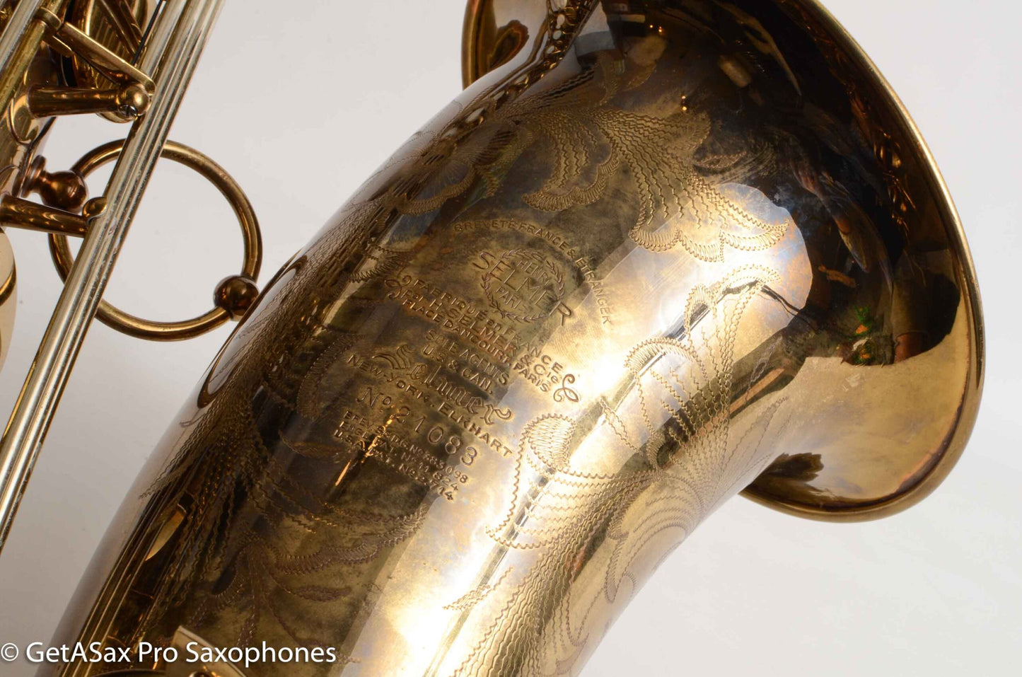 Selmer Balanced Action Baritone American Engraved Fresh Overhaul Stunningly Gorgeous 21083