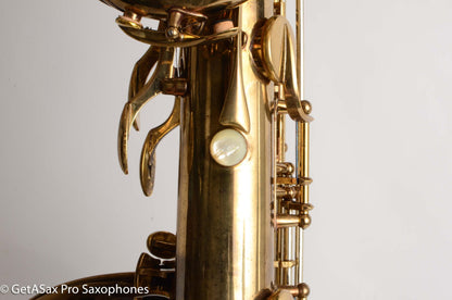 Selmer Balanced Action Baritone American Engraved Fresh Overhaul Stunningly Gorgeous 21083