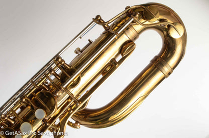 Selmer Balanced Action Baritone American Engraved Fresh Overhaul Stunningly Gorgeous 21083