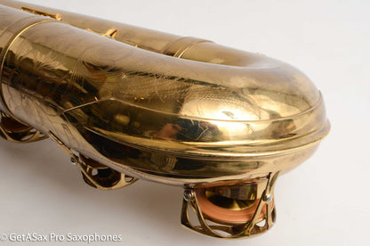 Selmer Balanced Action Baritone American Engraved Fresh Overhaul Stunningly Gorgeous 21083