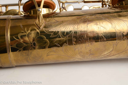 Selmer Balanced Action Baritone American Engraved Fresh Overhaul Stunningly Gorgeous 21083