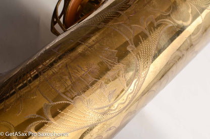 Selmer Balanced Action Baritone American Engraved Fresh Overhaul Stunningly Gorgeous 21083