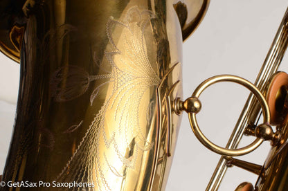 Selmer Balanced Action Baritone American Engraved Fresh Overhaul Stunningly Gorgeous 21083