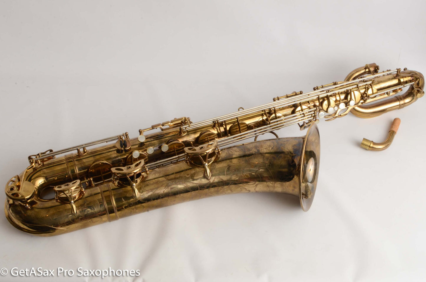 Selmer Balanced Action Baritone American Engraved Fresh Overhaul Stunningly Gorgeous 21083