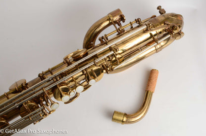 Selmer Balanced Action Baritone American Engraved Fresh Overhaul Stunningly Gorgeous 21083