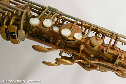 Selmer Balanced Action Tenor Original Lacquer Rare Sunburst American Engraving Recent Overhaul Exceptional!