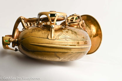 Selmer Balanced Action Tenor Original Lacquer Rare Sunburst American Engraving Recent Overhaul Exceptional!