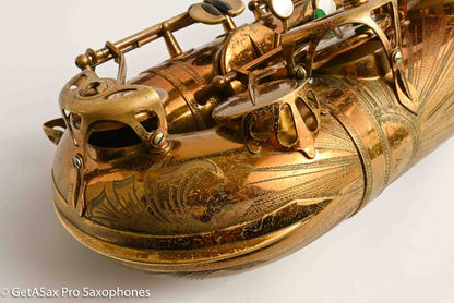 Selmer Balanced Action Tenor Original Lacquer Rare Sunburst American Engraving Recent Overhaul Exceptional!