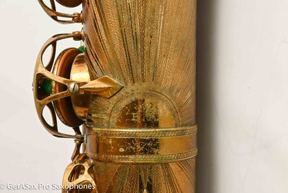 Selmer Balanced Action Tenor Original Lacquer Rare Sunburst American Engraving Recent Overhaul Exceptional!