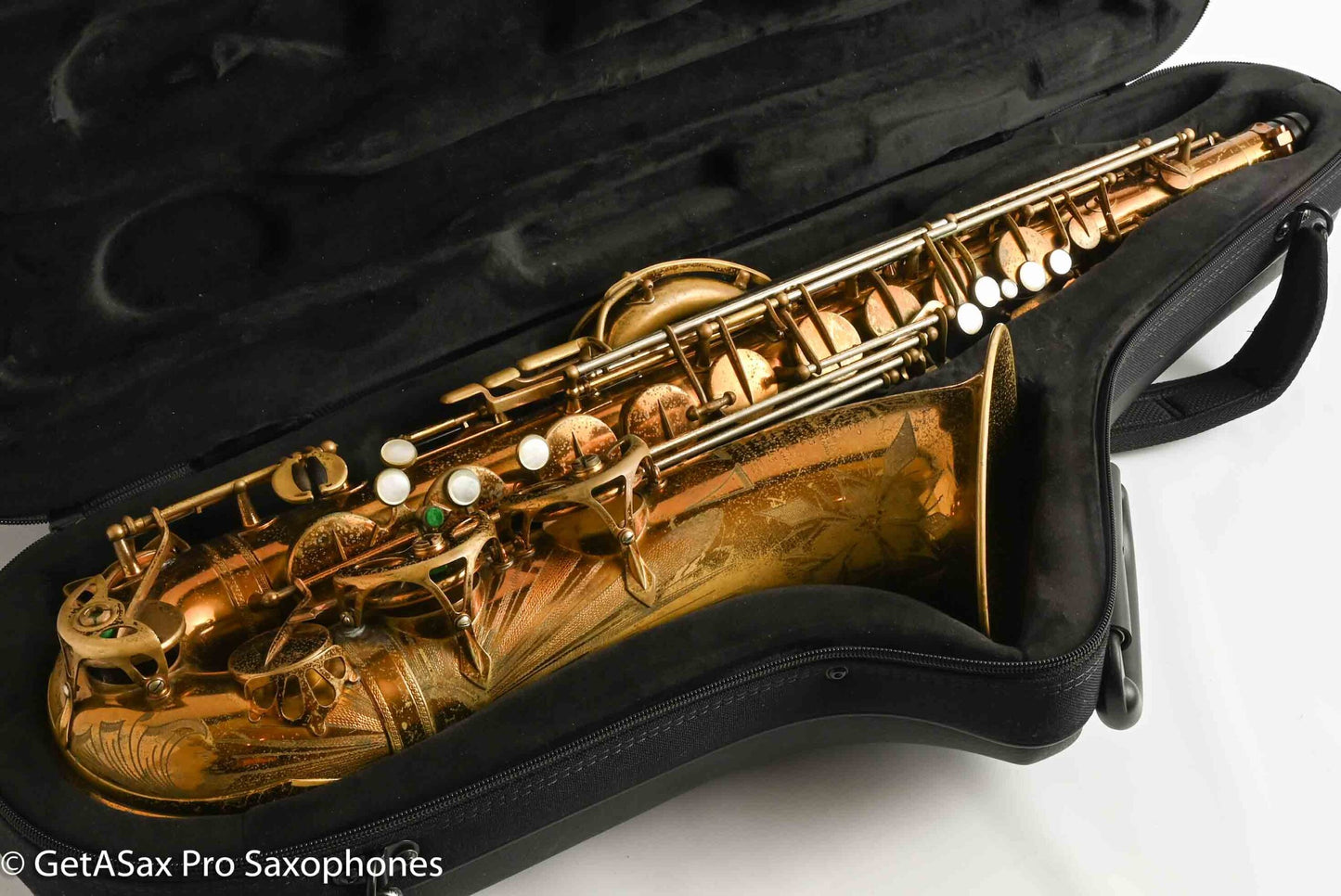 Selmer Balanced Action Tenor Original Lacquer Rare Sunburst American Engraving Recent Overhaul Exceptional!