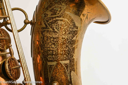 Selmer Balanced Action Tenor Original Lacquer Rare Sunburst American Engraving Recent Overhaul Exceptional!