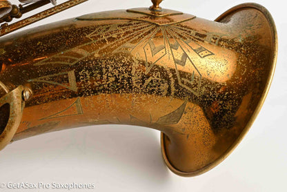 Selmer Balanced Action Tenor Original Lacquer Rare Sunburst American Engraving Recent Overhaul Exceptional!