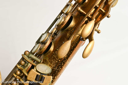 Selmer Balanced Action Tenor Original Lacquer Rare Sunburst American Engraving Recent Overhaul Exceptional!