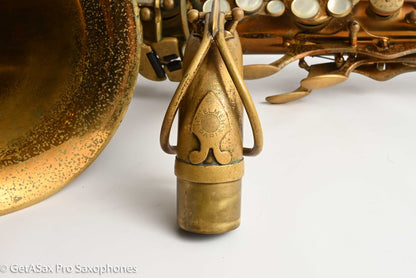 Selmer Balanced Action Tenor Original Lacquer Rare Sunburst American Engraving Recent Overhaul Exceptional!