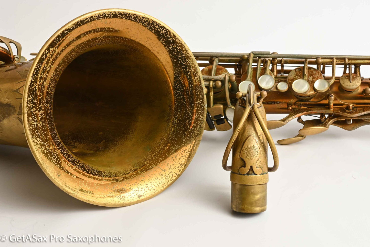 Selmer Balanced Action Tenor Original Lacquer Rare Sunburst American Engraving Recent Overhaul Exceptional!