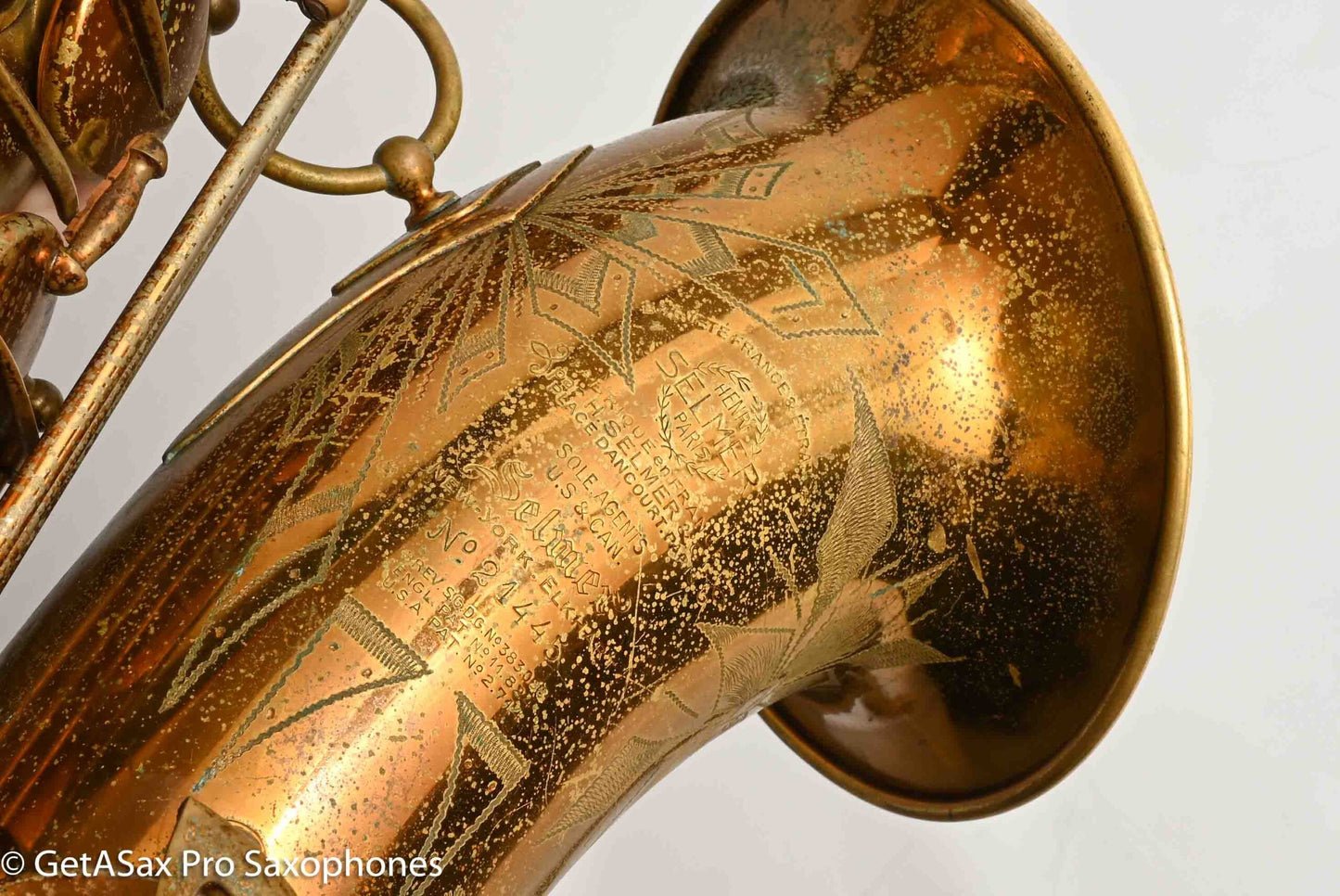 Selmer Balanced Action Tenor Original Lacquer Rare Sunburst American Engraving Recent Overhaul Exceptional!