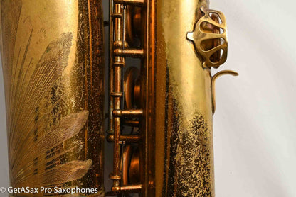 Selmer Balanced Action Tenor Original Lacquer Rare Sunburst American Engraving Recent Overhaul Exceptional!