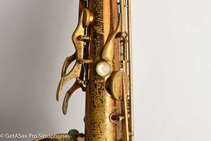 Selmer Balanced Action Tenor Original Lacquer Rare Sunburst American Engraving Recent Overhaul Exceptional!