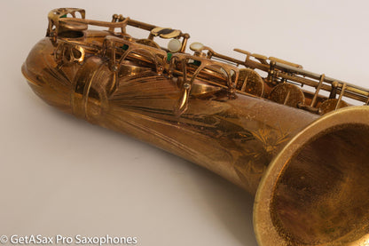 Selmer Balanced Action Tenor Original Lacquer Rare Sunburst American Engraving Fresh Overhaul Exceptional!