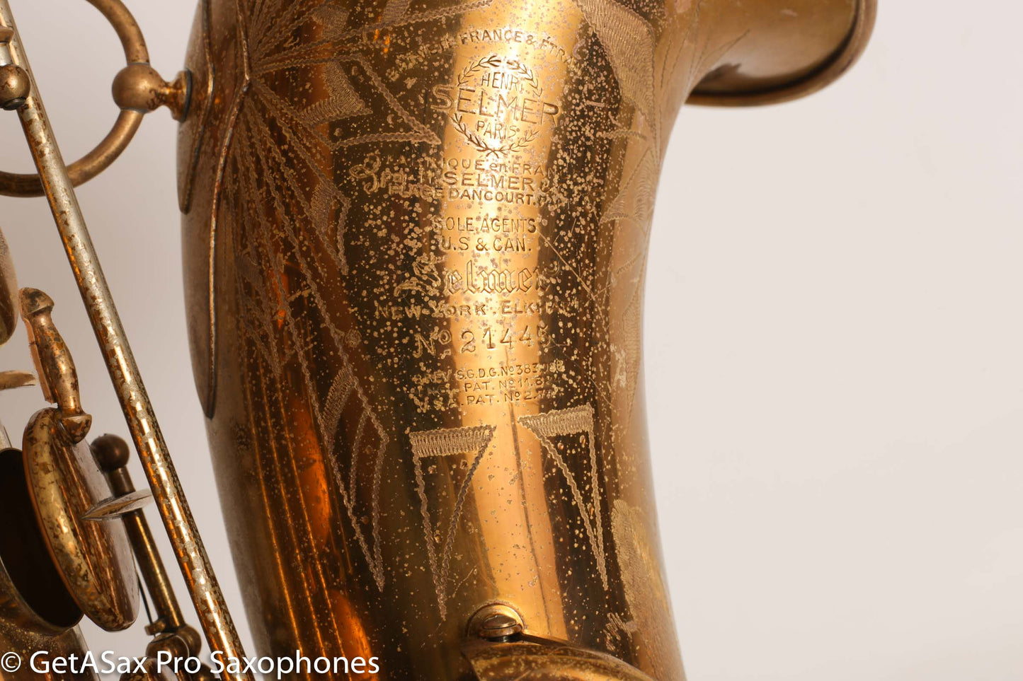 Selmer Balanced Action Tenor Original Lacquer Rare Sunburst American Engraving Fresh Overhaul Exceptional!