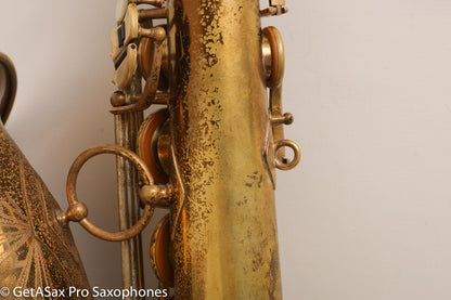 Selmer Balanced Action Tenor Original Lacquer Rare Sunburst American Engraving Fresh Overhaul Exceptional!