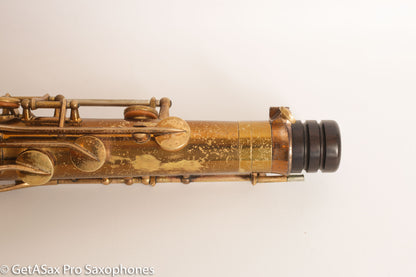 Selmer Balanced Action Tenor Original Lacquer Rare Sunburst American Engraving Fresh Overhaul Exceptional!