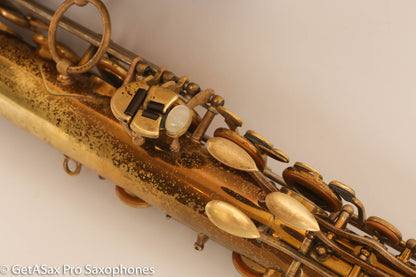 Selmer Balanced Action Tenor Original Lacquer Rare Sunburst American Engraving Fresh Overhaul Exceptional!