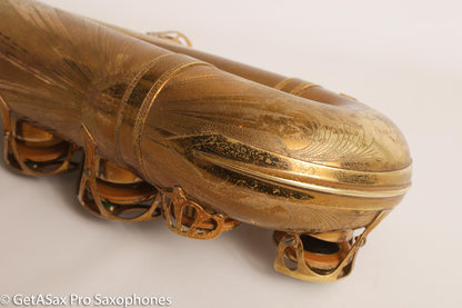 Selmer Balanced Action Tenor Original Lacquer Rare Sunburst American Engraving Fresh Overhaul Exceptional!