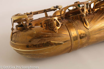 Selmer Balanced Action Tenor Original Lacquer Rare Sunburst American Engraving Fresh Overhaul Exceptional!