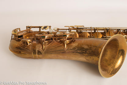 Selmer Balanced Action Tenor Original Lacquer Rare Sunburst American Engraving Fresh Overhaul Exceptional!