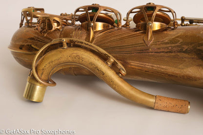 Selmer Balanced Action Tenor Original Lacquer Rare Sunburst American Engraving Fresh Overhaul Exceptional!