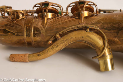 Selmer Balanced Action Tenor Original Lacquer Rare Sunburst American Engraving Fresh Overhaul Exceptional!