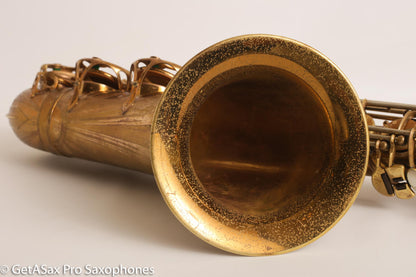 Selmer Balanced Action Tenor Original Lacquer Rare Sunburst American Engraving Fresh Overhaul Exceptional!