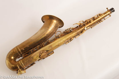 Selmer Balanced Action Tenor Original Lacquer Rare Sunburst American Engraving Fresh Overhaul Exceptional!
