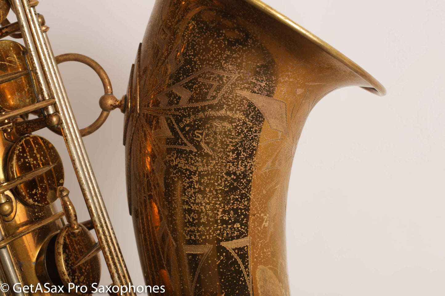 Selmer Balanced Action Tenor Original Lacquer Rare Sunburst American Engraving Fresh Overhaul Exceptional!