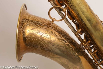 Selmer Balanced Action Tenor Original Lacquer Rare Sunburst American Engraving Fresh Overhaul Exceptional!