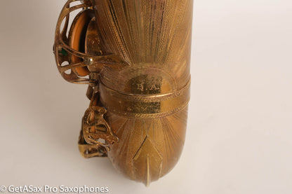 Selmer Balanced Action Tenor Original Lacquer Rare Sunburst American Engraving Fresh Overhaul Exceptional!