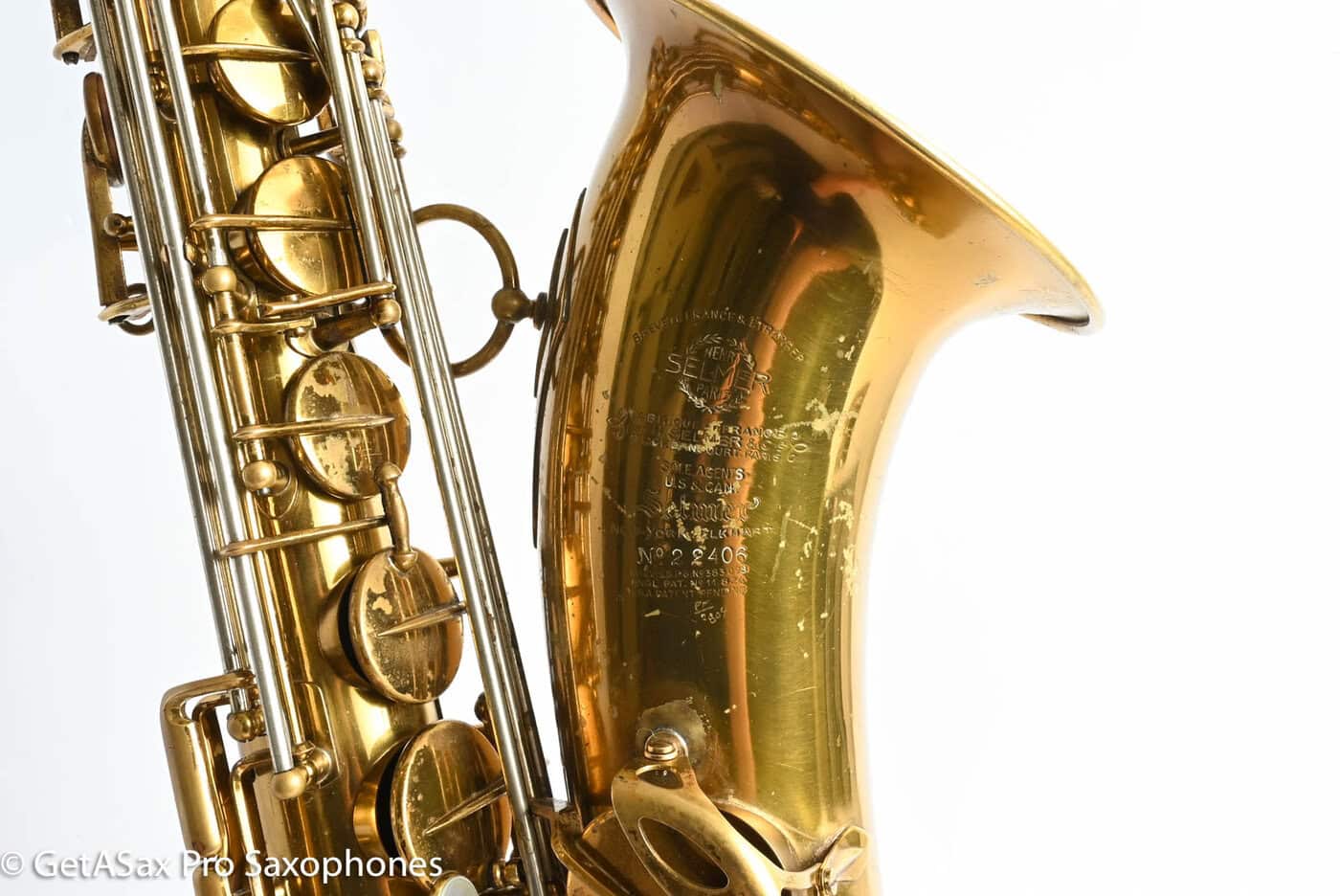 Selmer Balanced Action Tenor Relacquered Overhauled Big Sound!  22406