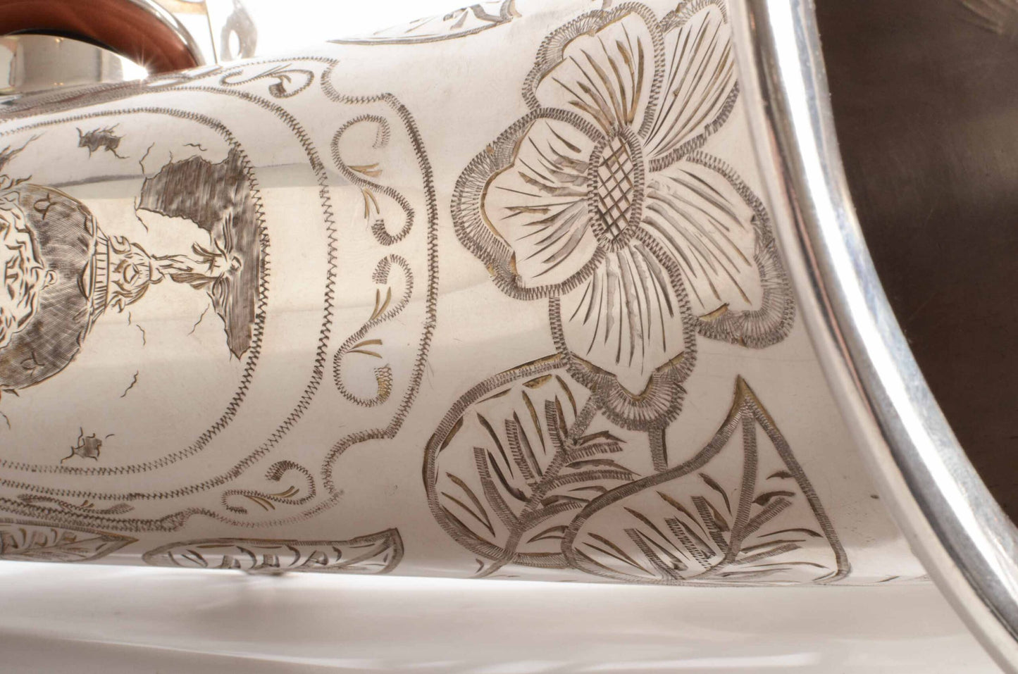 Selmer Balanced Action Tenor 1940 Silver Replate Extra Engraving Amazing Player 29738