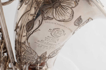 Selmer Balanced Action Tenor 1940 Silver Replate Extra Engraving Amazing Player 29738