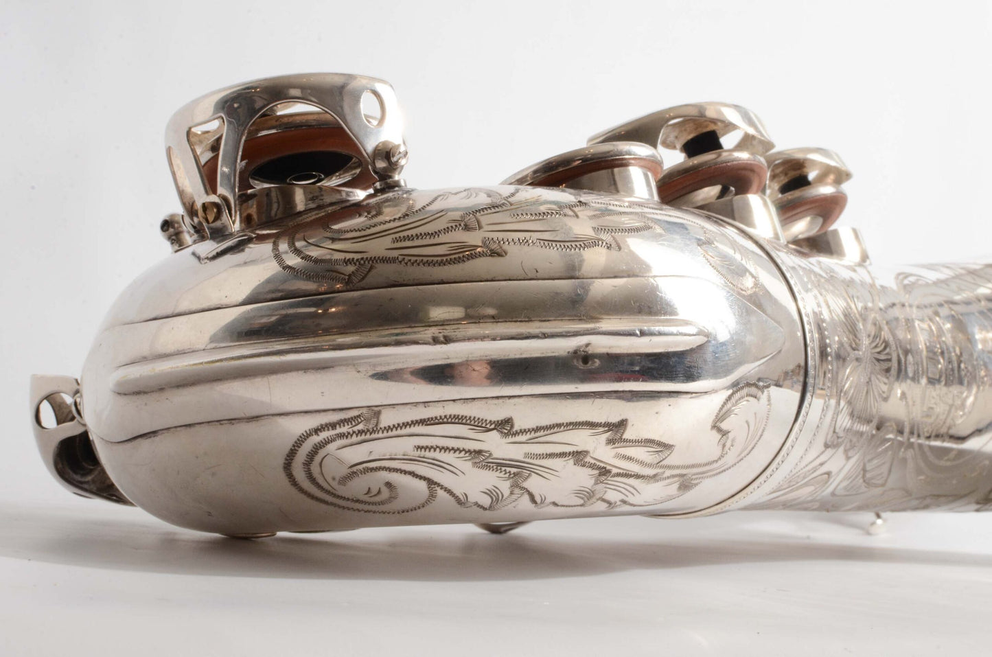 Selmer Balanced Action Tenor 1940 Silver Replate Extra Engraving Amazing Player 29738