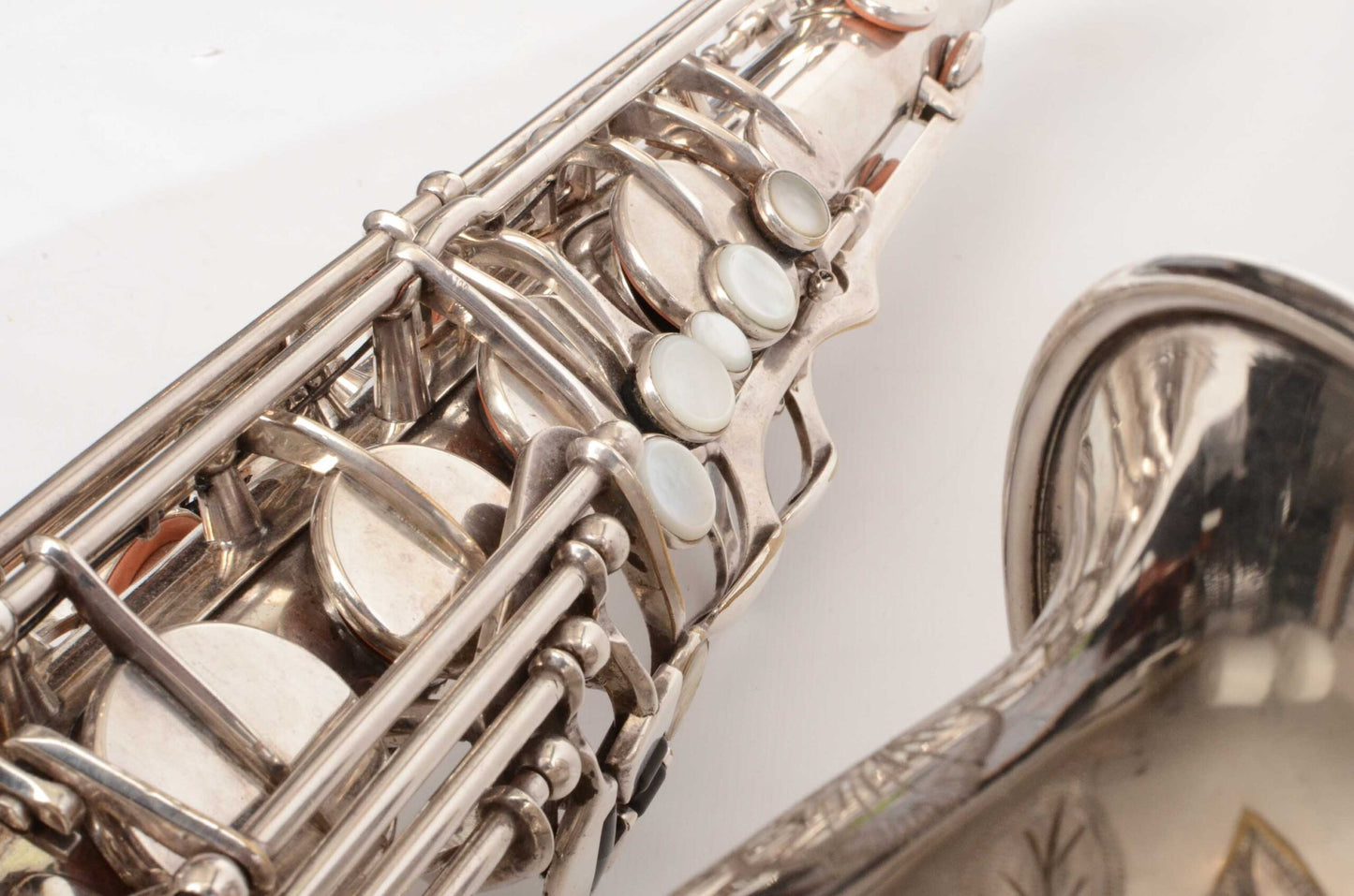 Selmer Balanced Action Tenor 1940 Silver Replate Extra Engraving Amazing Player 29738