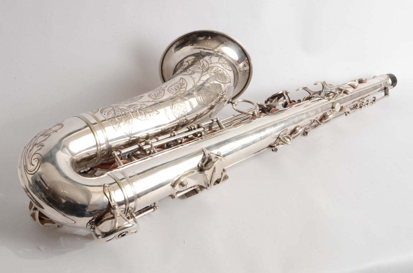 Selmer Balanced Action Tenor 1940 Silver Replate Extra Engraving Amazing Player 29738