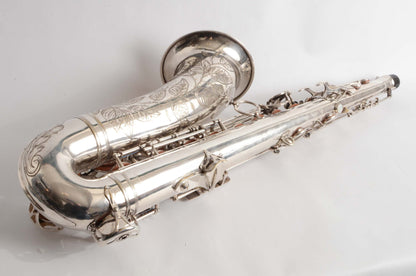Selmer Balanced Action Tenor 1940 Silver Replate Extra Engraving Amazing Player 29738