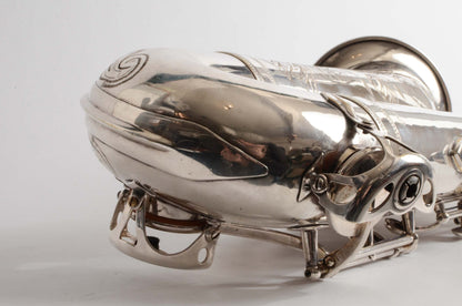 Selmer Balanced Action Tenor 1940 Silver Replate Extra Engraving Amazing Player 29738